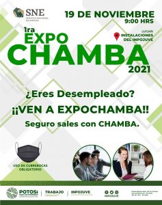 Inpojuve llevará a cabo la primer “Expo Chamba”, con la vinculación de empresas en el Estado y con la finalidad de incrementar oportunidades laborales