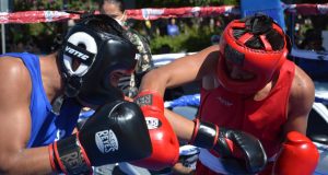 Exhibición de boxeo y entrega de reconocimientos a pugilistas potosinos en Recreovía de Av. Carranza
