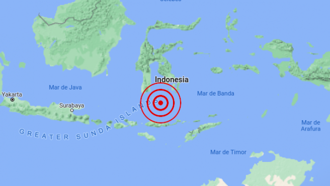 Registran terremoto de magnitud 7.3 en Indonesia