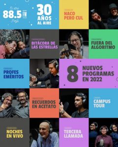 Radio Universidad FM, celebra 30 años de estar al aire