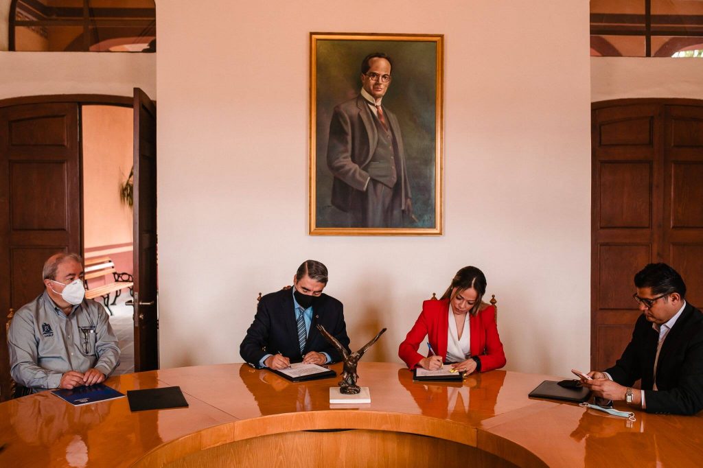 Dr. Alejandro Javier Zermeño Guerra, signó convenio marco de colaboración con el Consejo Estatal de Población (COESPO)