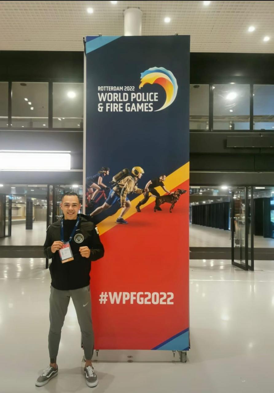 Omar Ezequiel Pineda Sánchez, quien forma parte de la GCE, representará a San Luis Potosí en los “World Police and Fire Games 2022”