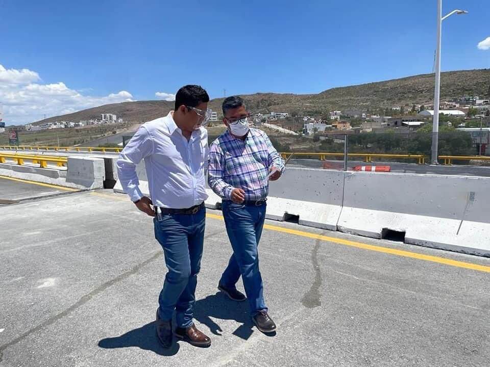 Gallardo Cardona, realizó una supervisión a las obras de rehabilitación del bulevar Rocha Cordero, próximamente Circuito Potosí