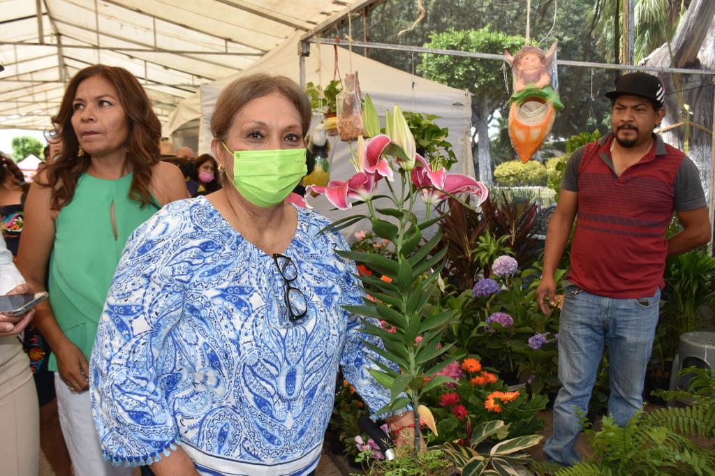 Alcaldesa soledense inaugura Feria de las Flores 2022