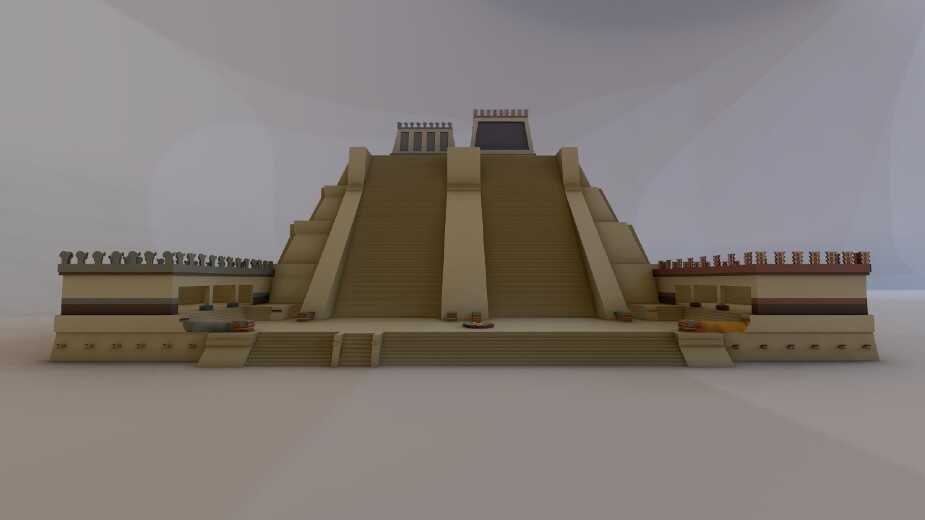 Maqueta monumental del Templo Mayor será exhibida en el Zócalo de CDMX