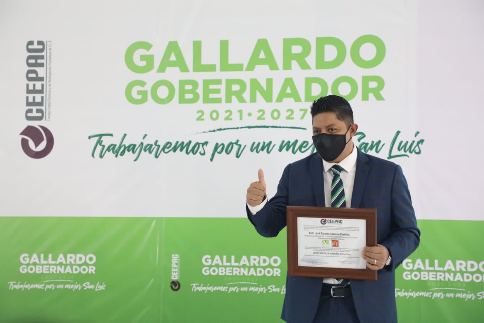 El TESLP desechó dos impugnaciones presentadas por el PRIAN y sostiene que Ricardo Gallardo Cardona es el gobernador de San Luis Potosí