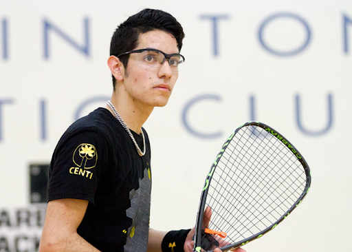 El racquetbolista potosino André Parrilla recientemente participó en el Campeonato Mundial Abierto Singles y Dobles