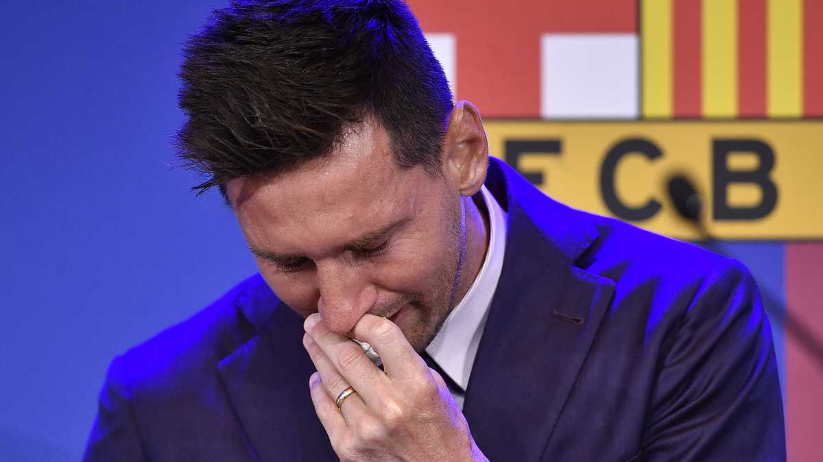 Messi se despide del Barcelona