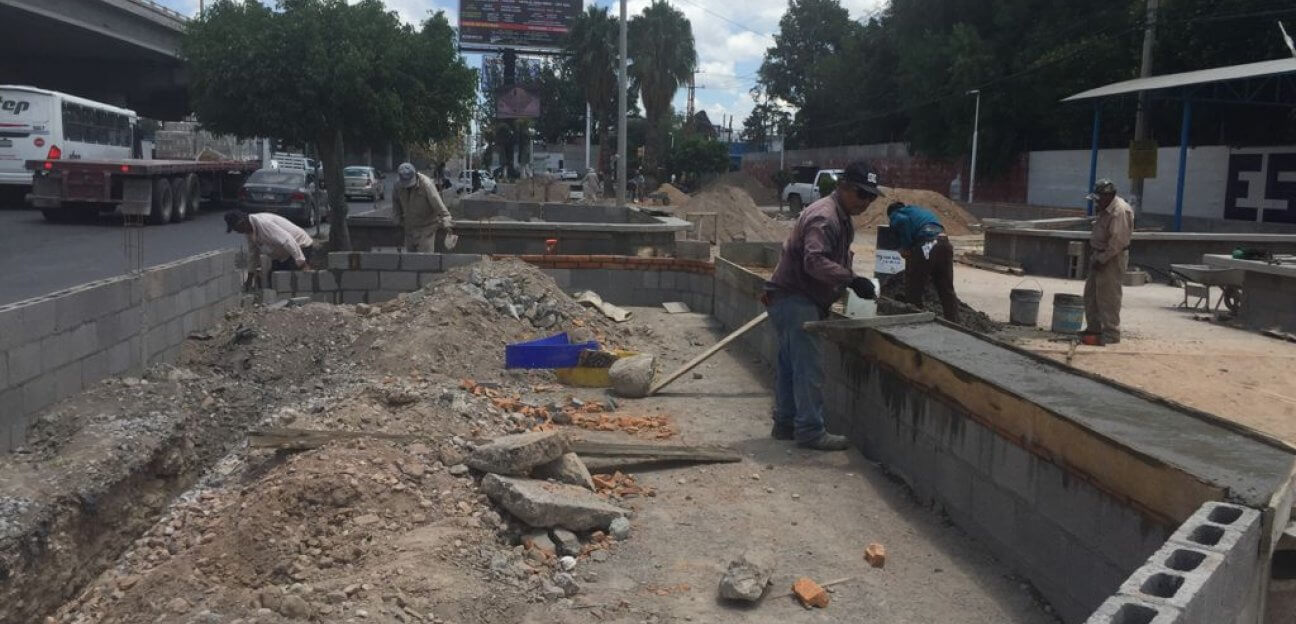 El proyecto de remodelación del acceso al municipio de Soledad de Graciano Sánchez registra un avance considerable
