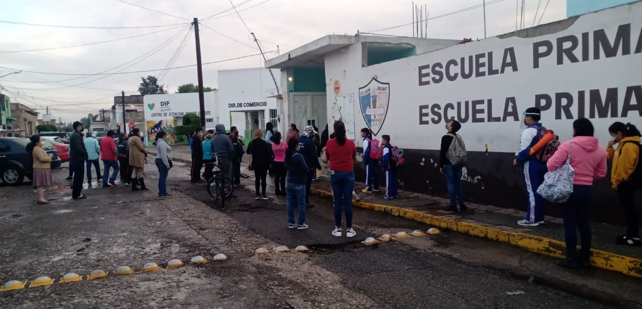 Regreso a clases presenciales en Soledad registraron una baja asistencia de alumnado, pues es un esquema flexible y no obligatorio.