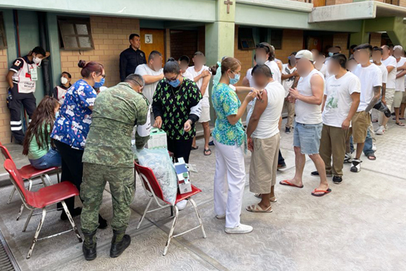 Sistema Penitenciario potosino ha vacunado al 87% de internos