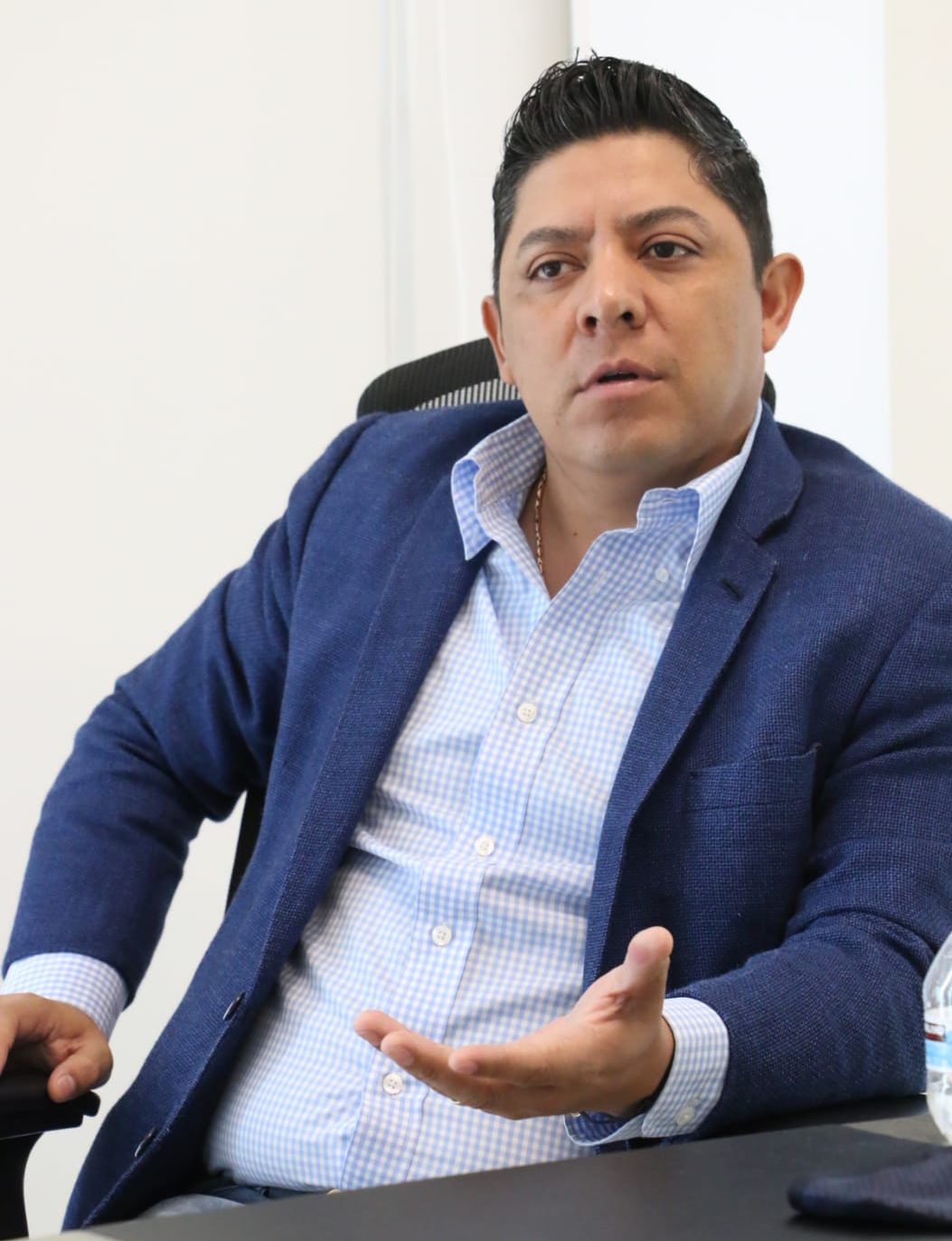 Ricardo Gallardo Cardona señaló hoy que su gobierno viene a impulsar a SLP hacia el desarrollo social