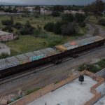 Impresionante descarrilamiento de tren en San Luis Potosí