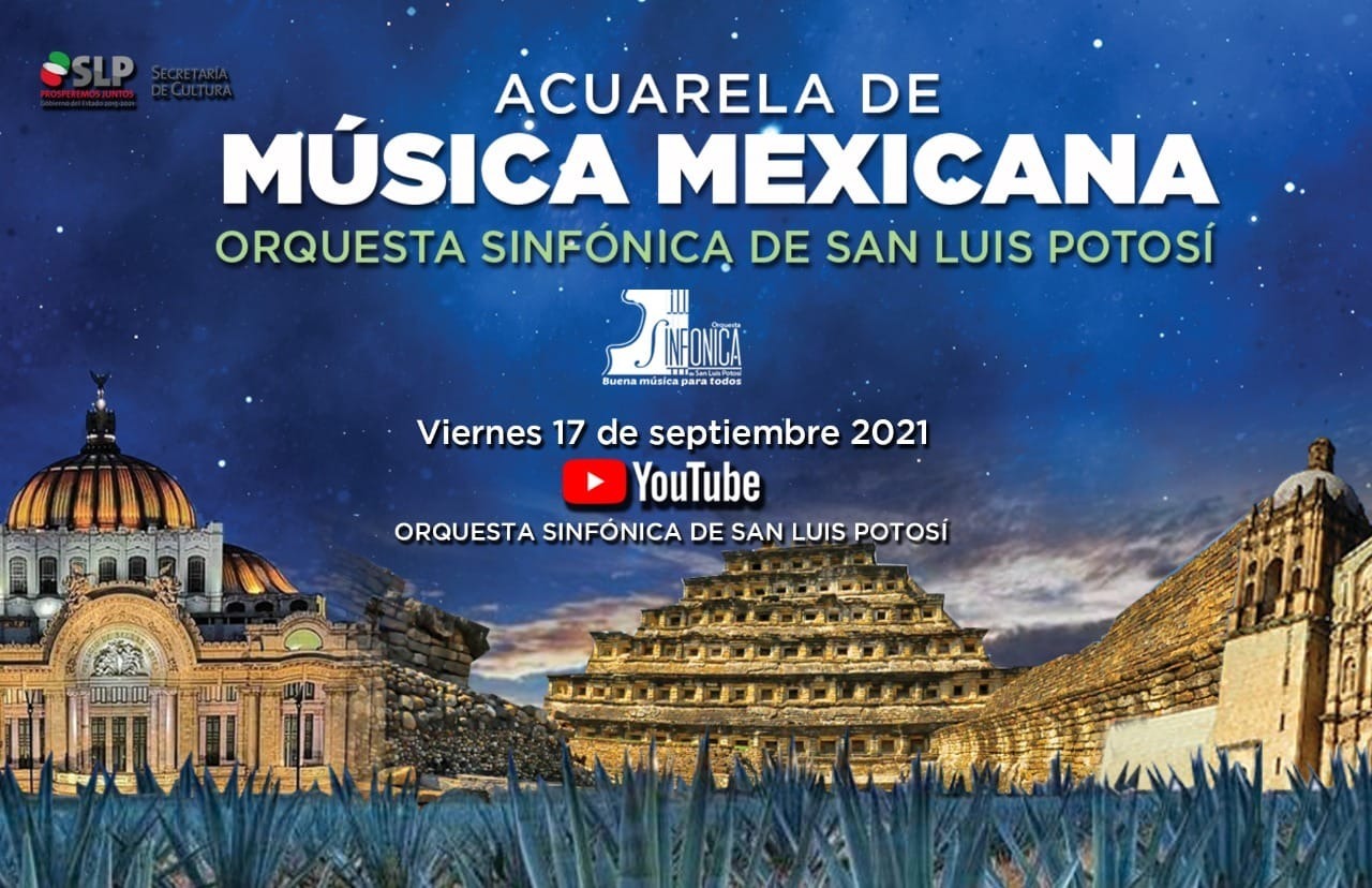 SECULT presenta como parte de la programación virtual “Cultura Viva en Casa” a un ensamble de cuerdas de la Orquesta Sinfónica de San Luis Potosí (OSSLP)
