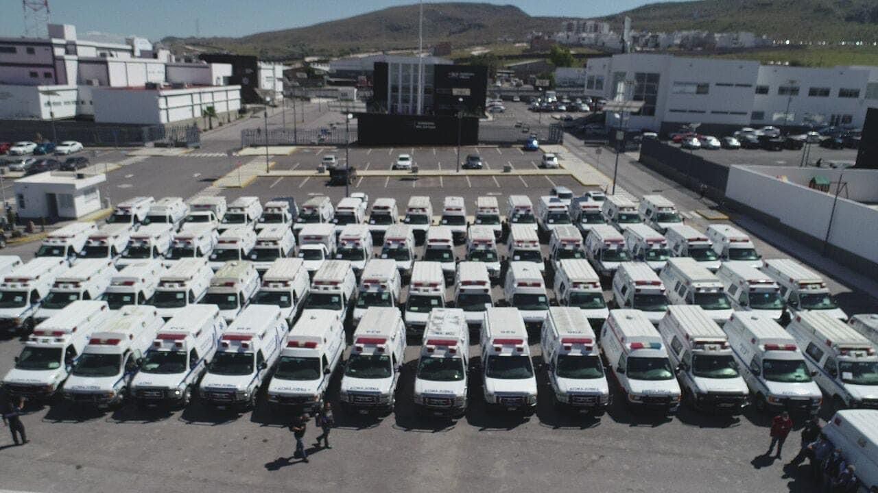 Por instrucción del Gobernador de San Luis Potosí, Gallardo Cardona, la Secretaría de Salud, donará más de 200 vehículos entre ambulancias y camionetas