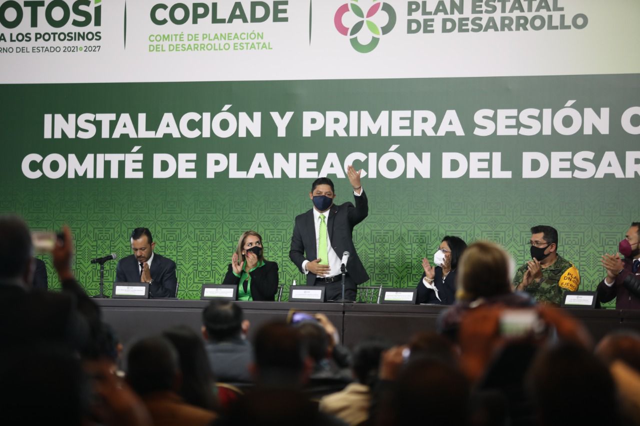 Con la instalación del COPLADE se consultará a todos los sectores de la población para diseñar juntos el Plan Estatal de Desarrollo 2021-2027