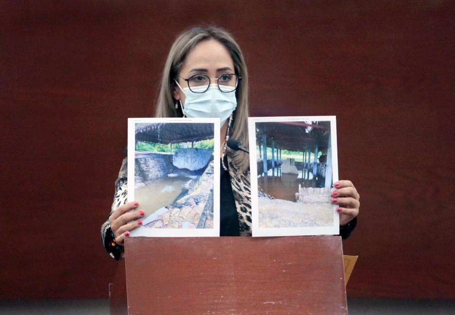 En la actualidad la zona de Tamtoc, en Tamuín presenta un estado de deterioro: Dip. Liliana Guadalupe Flores Almazán