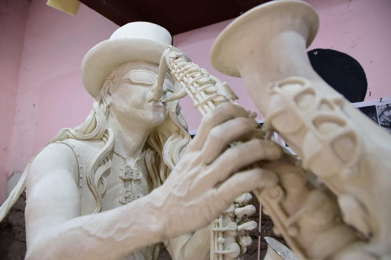 Dentro de las celebraciones por el 254 aniversario de la fundación de Soledad de Graciano Sánchez, será develada la escultura dedicada al “Sax”