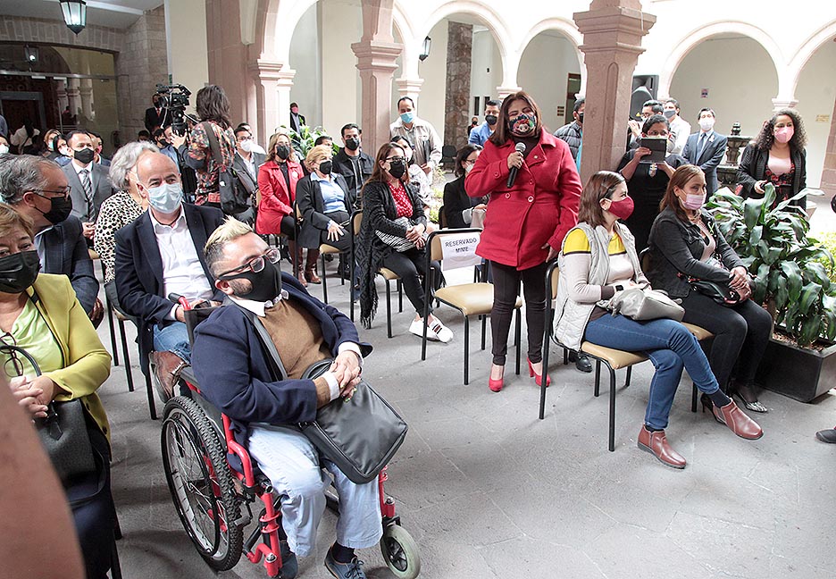 Firma de convenio para la consulta pública a personas con discapacidad..