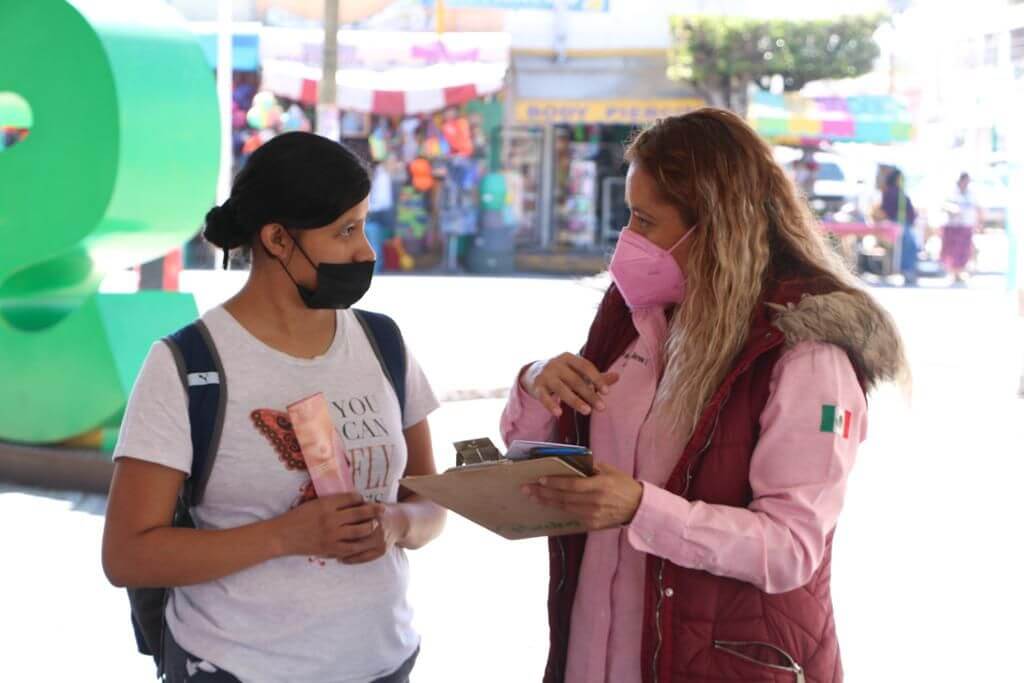 En el marco de la conmemoración del Día Mundial de la Lucha Contra el Cáncer de Mama, Soledad colocó un módulo de atención y concientización