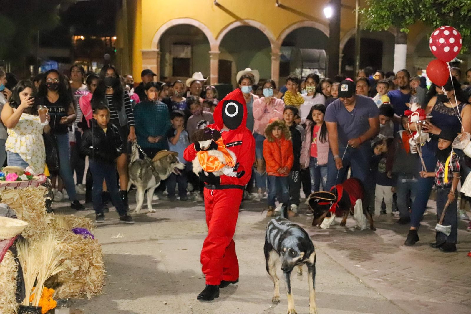 Buena respuesta de participantes con sus mascotas disfrazadas en Villa de Reyes