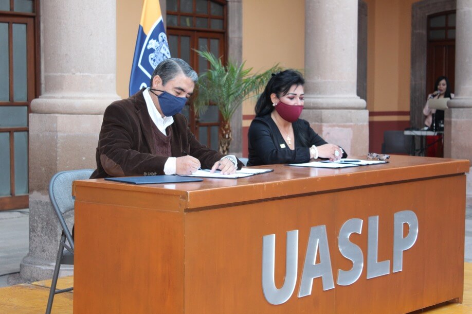 UASLP y el CCME SLP firman convenio que permitirá fortalecer una alianza entre el sector empresarial y la institución educativa.