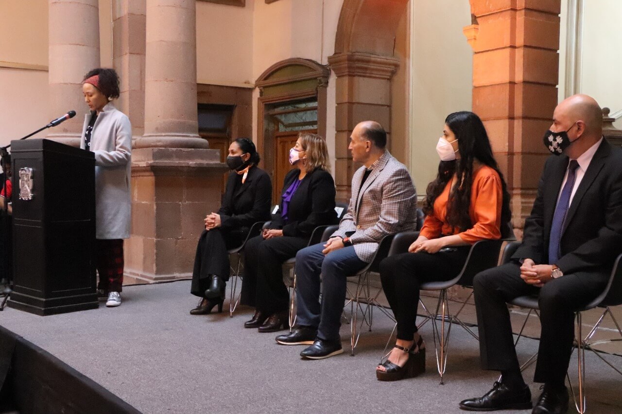 El alcalde garantizó que en su gobierno habrá seguridad plena para las mujeres, niñas y adolescentes con “cero tolerancia” a la violencia y discriminación