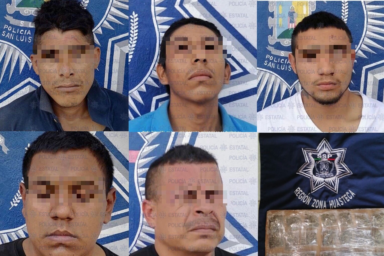 POLICÍAS ESTATALES ASEGURAN A 5 SUJETOS VINCULADOS CON ATAQUE ARMADO EN EL MUNICIPIO DE TAMASOPO