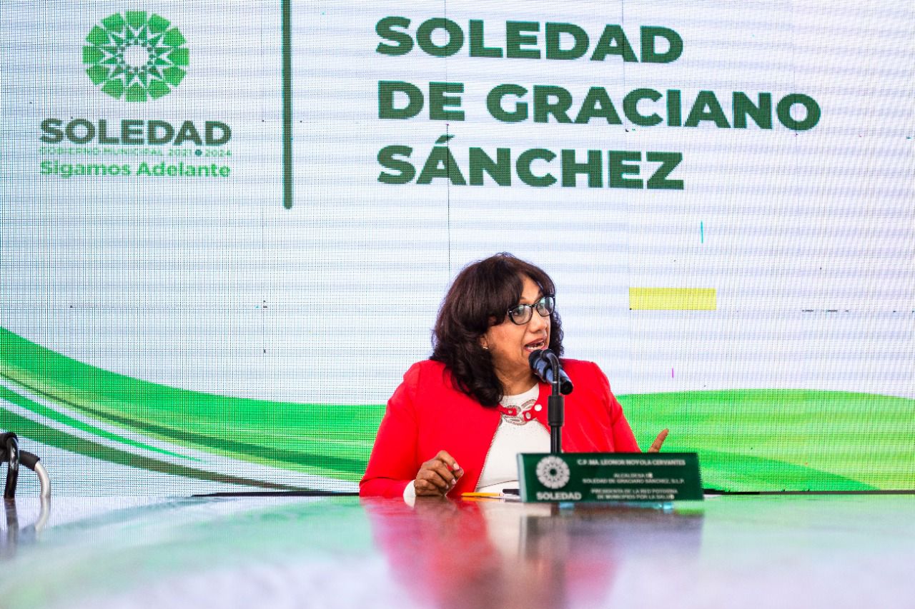 La alcaldesa Leonor Noyola, participó en el IV Encuentro de Alcaldes y Alcaldesas por Municipios, Ciudades y Comunidades Saludables