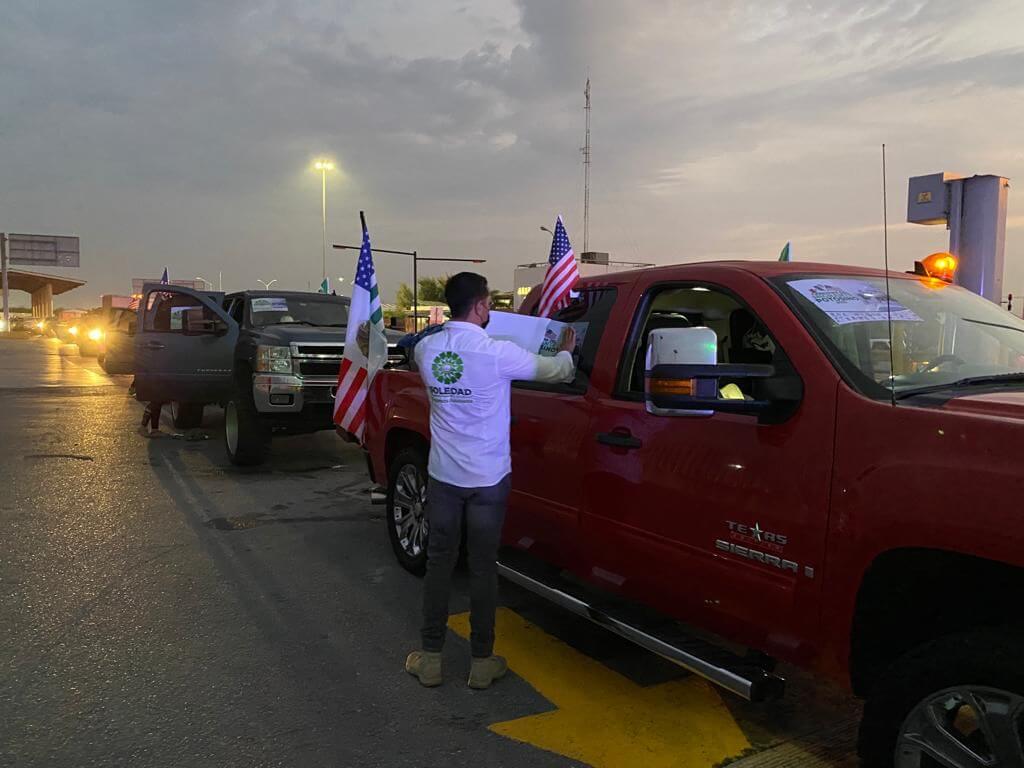 Los connacionales viajaron en total seguridad y bajo el resguardo de las autoridades federales, estatales y municipales.