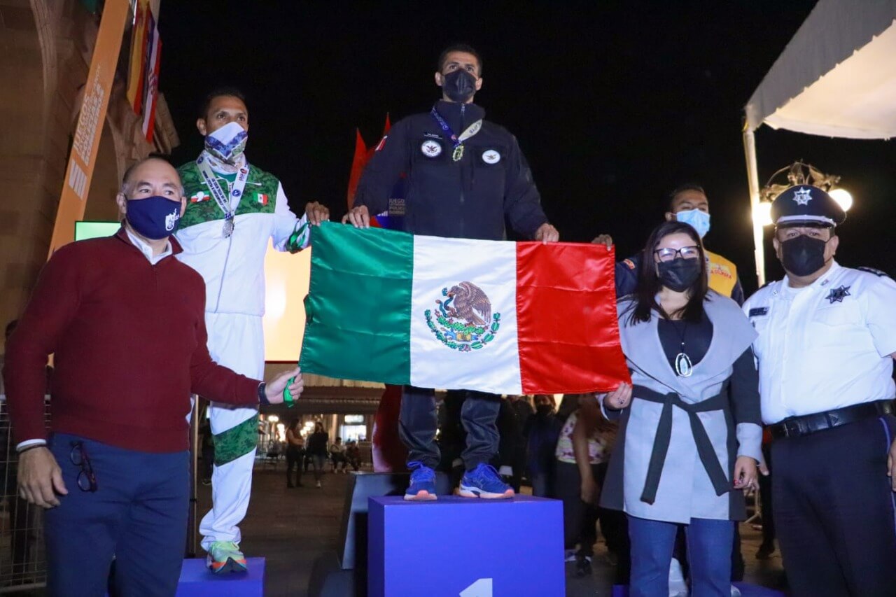 Se realizó la entrega de medallas de las primeras dos jornadas de de los Juegos Latinoamericanos de Policías y Bomberos San Luis Potosí 2021