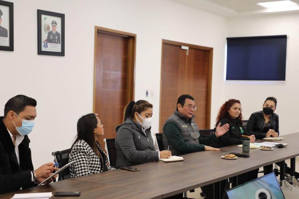 Se llevó a cabo un encuentro entre los titulares de la SSPE y del IMES en donde acordaron un convenio para trabajar en apoyo a las mujeres
