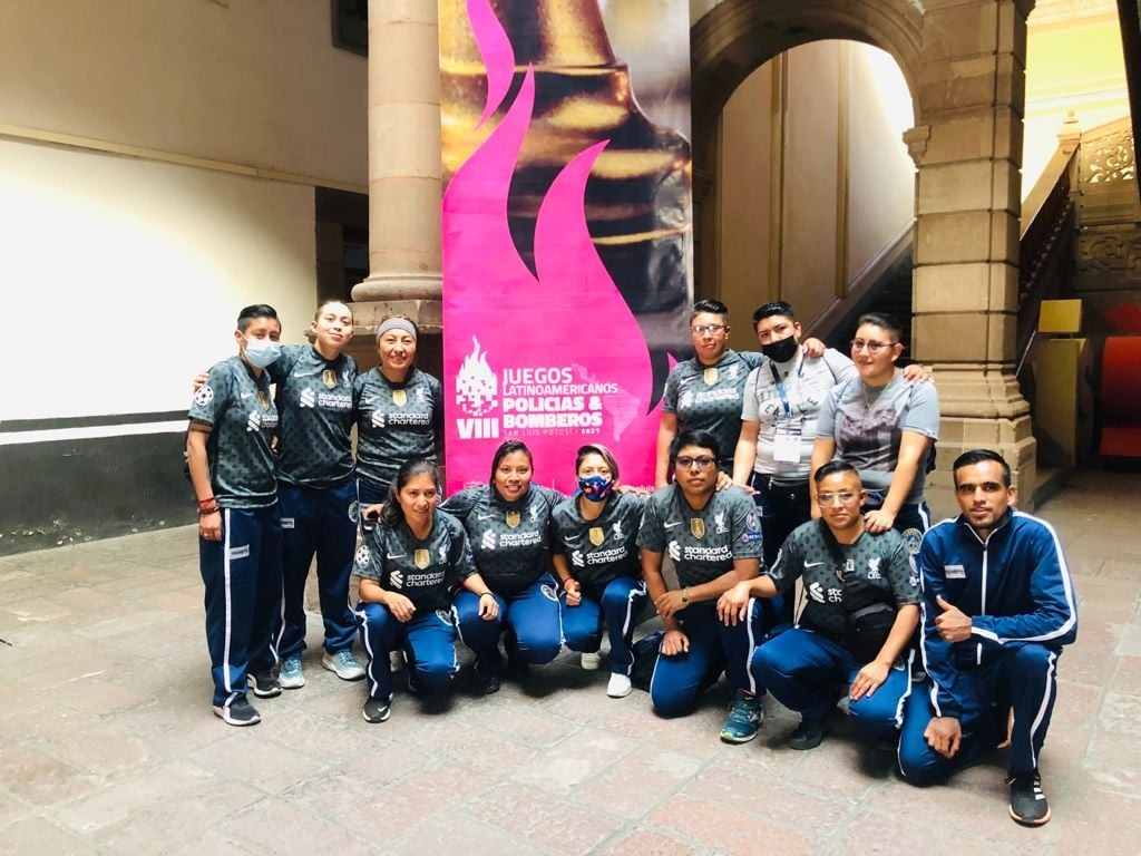 Ya están en SLP los atletas participantes en los Juegos Latinoamericanos de Policías y Bomberos