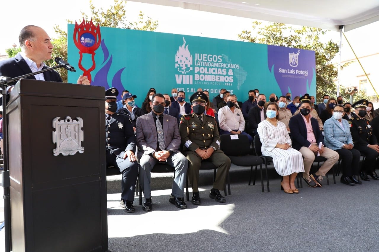 Con majestuosa ceremonia inauguran los VIII Juegos Latinoamericanos de Policías y Bomberos en la Capital