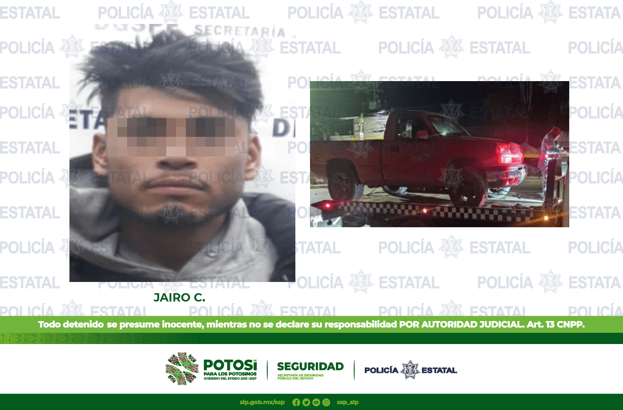 En diferentes acciones Policías Estatales detuvieron a tres hombres por el presunto delito de posesión de vehículos robados.