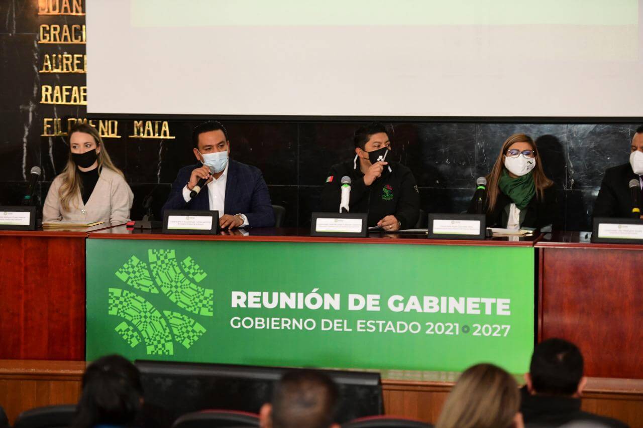 Ricardo Gallardo Cardona se reunió este jueves con los integrantes de su Gabinete Legal y Ampliado, a quienes pidió redoblar esfuerzos