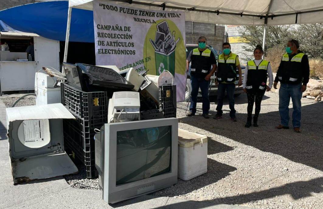 El arranque del programa de acopio de basura electrónica que emprendió la Dirección de Ecología de Soledad, fue todo un éxito