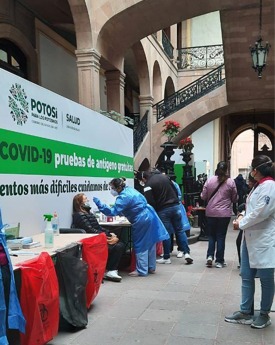 Las pruebas se realizan de las 9 a las 5 de la tarde en el Museo de la Máscara, Hospital Central y Centro de Convenciones en la capital.