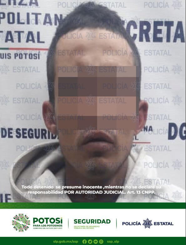 Policías Estatales lograron la localización de vehículo en la colonia Real del Bosque y la detención del presunto responsable.