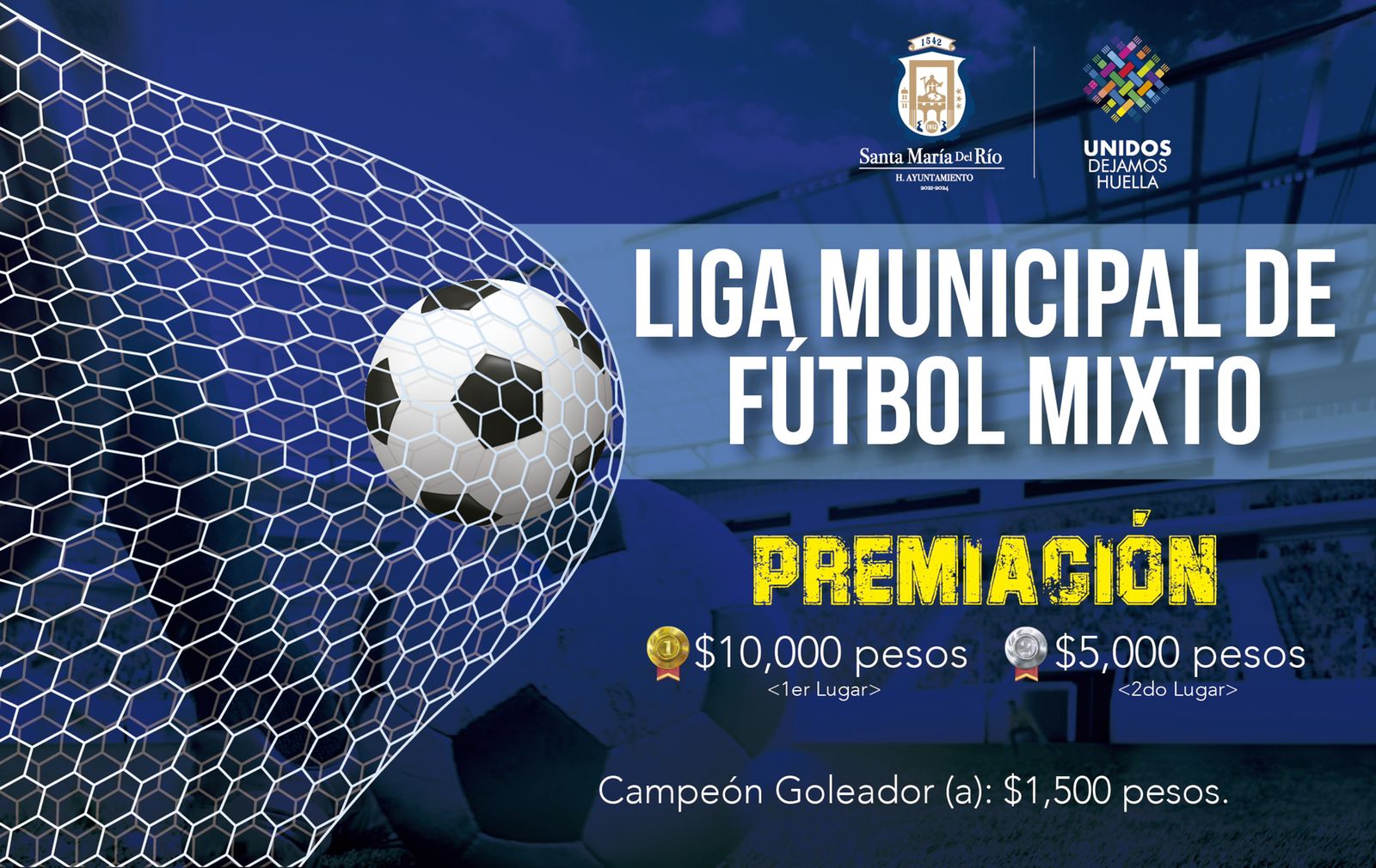 Este viernes 14 de enero se lleve a cabo el torneo mixto de futbol 7 en el campo sintético del Complejo deportivo