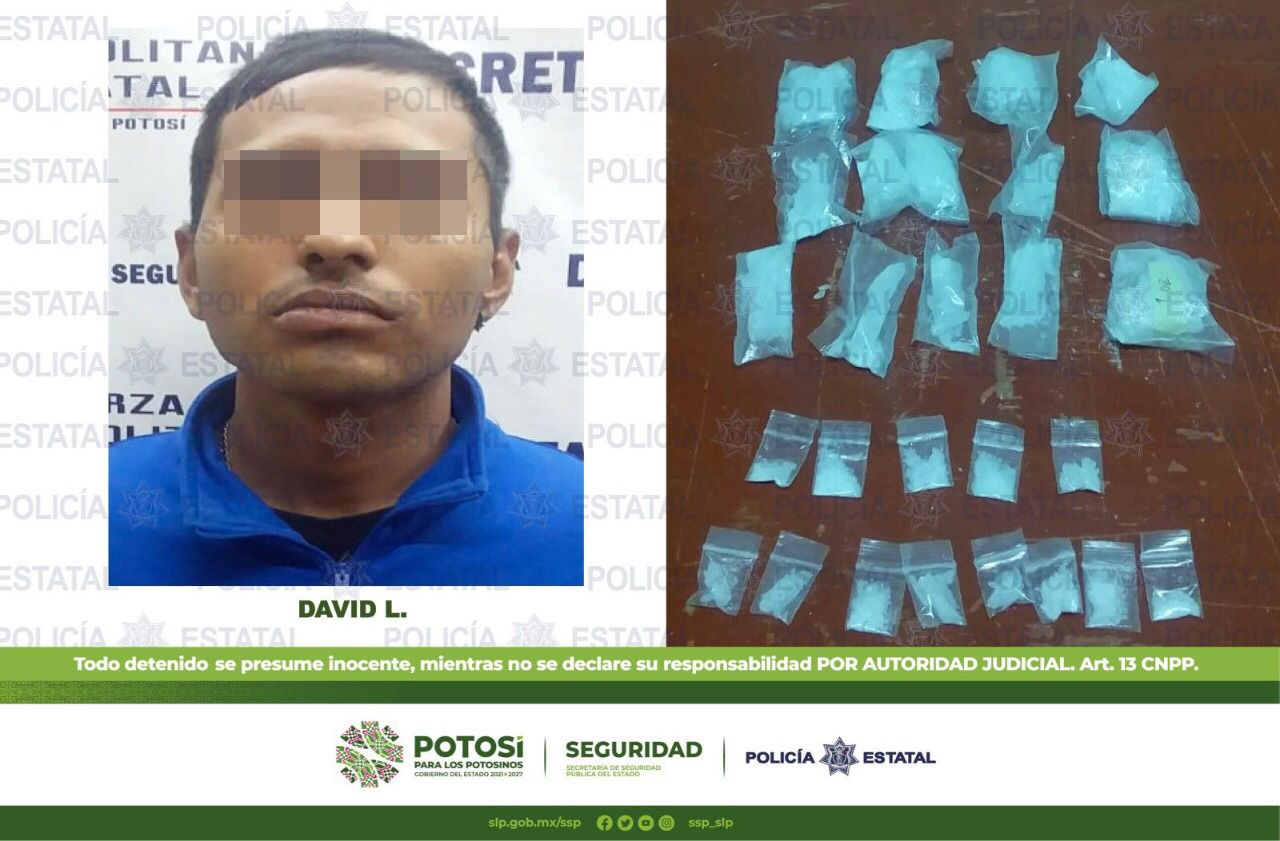 en diferentes acciones Policías Estatales realizaron la detención de ocho personas por el presunto delito de posesión de droga.