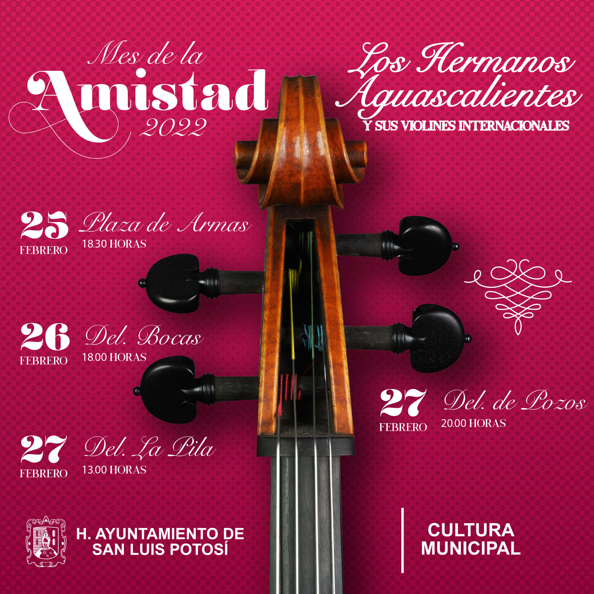 Con 45 años de trayectoria musical, los Hermanos Aguascalientes y sus Violines Internacionales se presentarán en San Luis Potosí