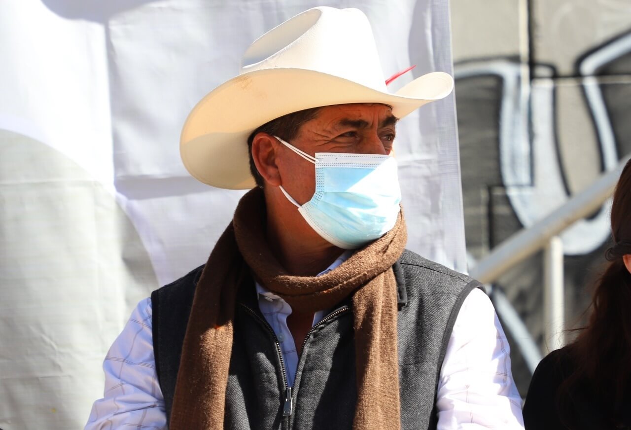 El delegado de Bocas, Francisco Guerrero Parra, realiza recorridos por las comunidades de esa demarcación de San Luis Potosí.