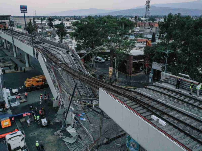 Arranca reconstrucción en zona cero tras desplome en la L12 del Metro