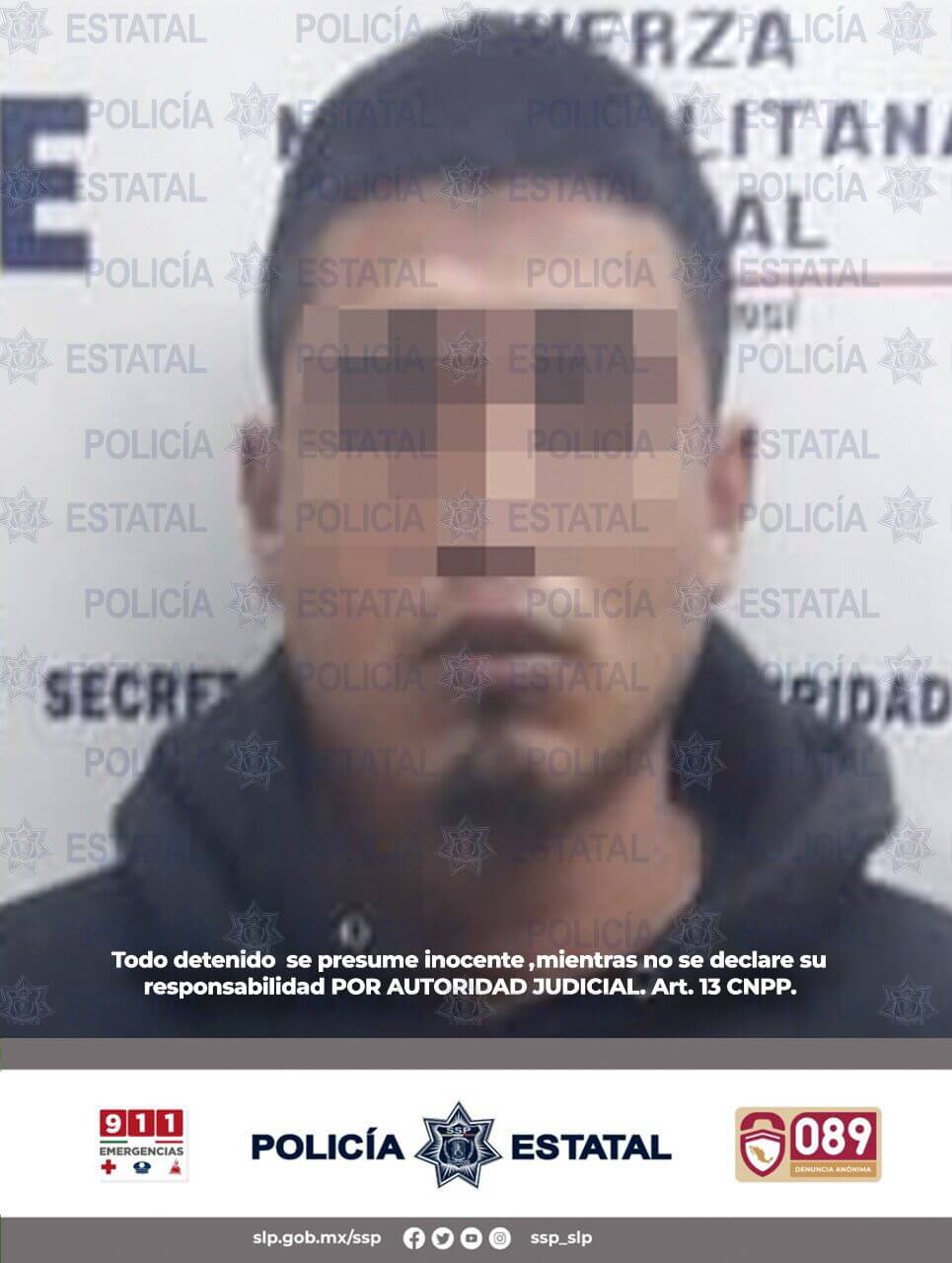 Agentes de Seguridad detuvieron a un hombre por los presuntos delitos de posesión de droga y portación de un arma prohibida.