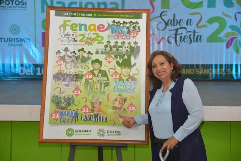 El Ayuntamiento de Soledad de Graciano Sánchez se encuentra listo para la Feria Nacional de la Enchilada 2022