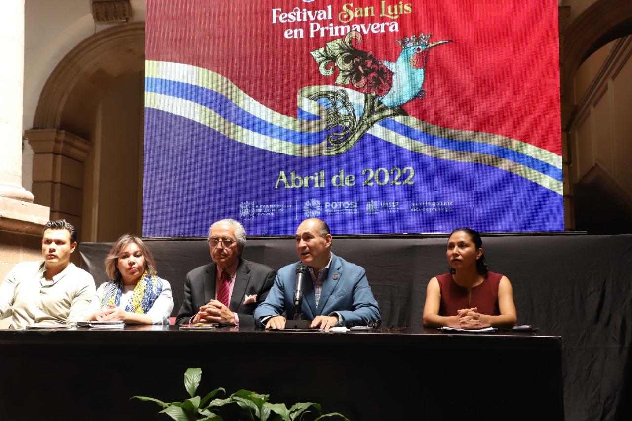 El alcalde de la Capital presenta el Festival San Luis en Primavera