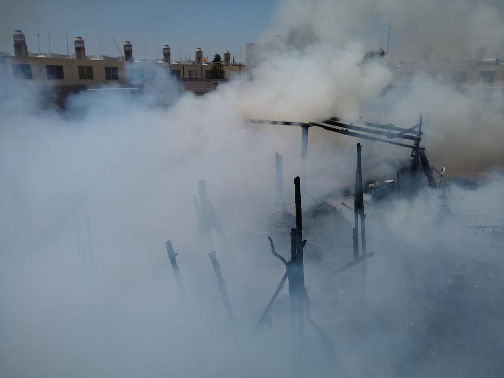 Protección Civil de Soledad apaga incendio en un domicilio de la colonia Alcatraces