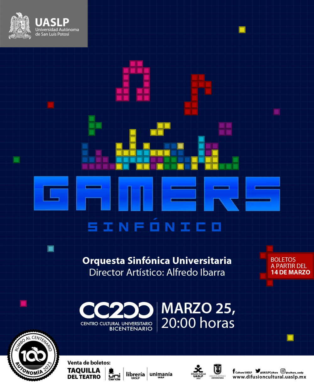 La Universidad Autónoma de San Luis Potosí presenta Gamers Sinfónico a cargo de la Orquesta Sinfónica Universitaria