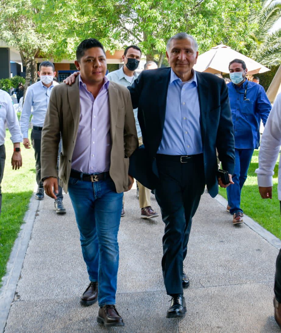 Augusto López se reunió con el Gobernador del Estado Ricardo Gallardo, para fortalecer la coordinación entre los gobiernos federal y estatal